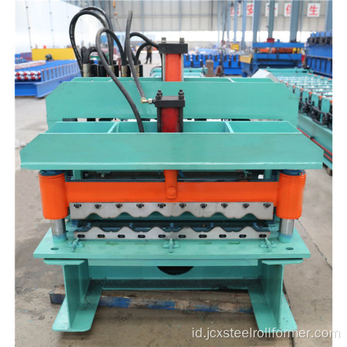 Hard Atap Lembar Lembaran Besi Roll Forming Machine